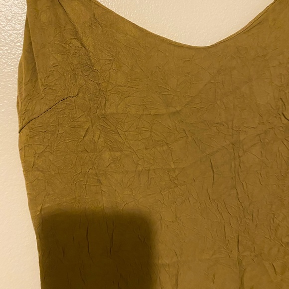 NWT Zara Khaki Slip Dress - Picture 6 of 8